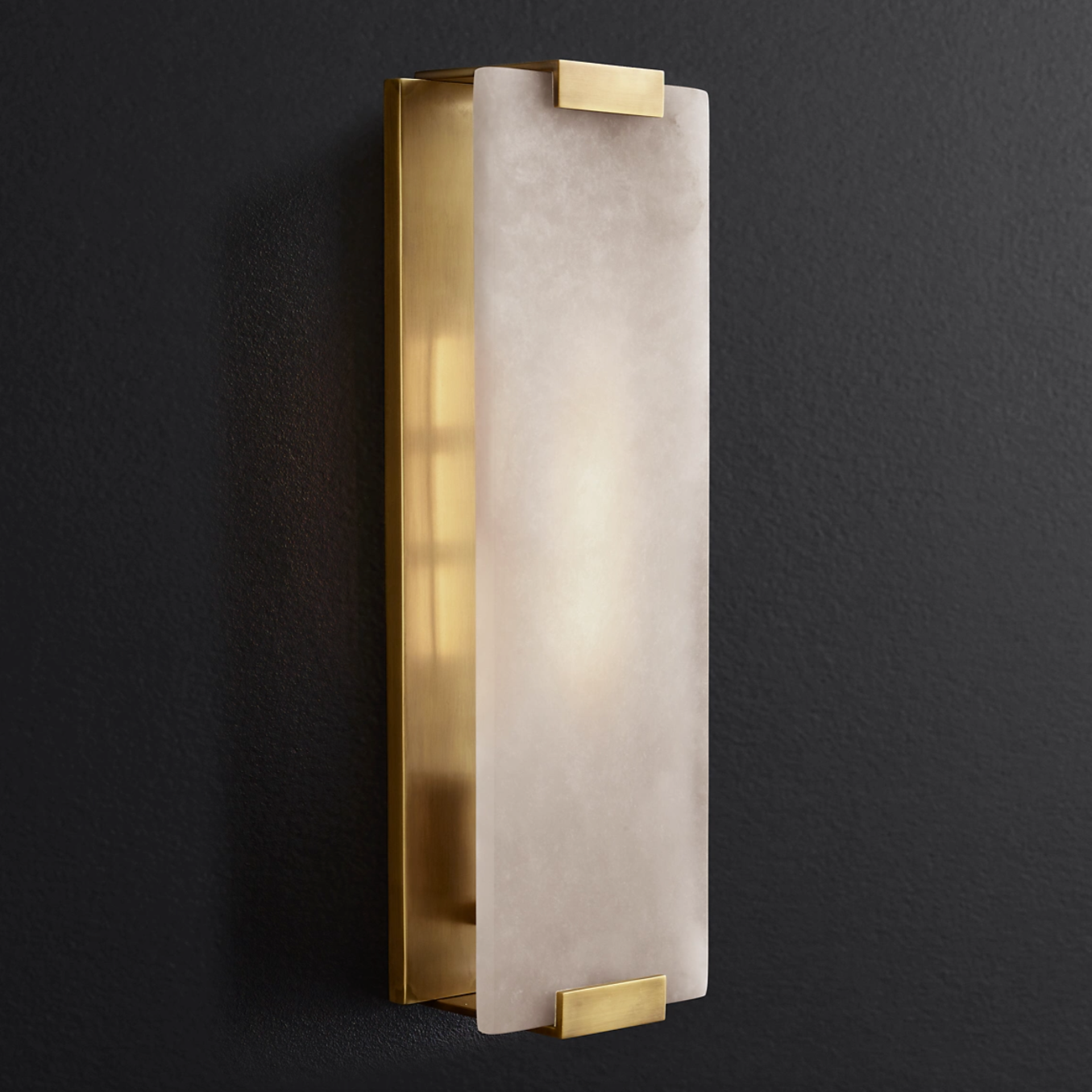 AC204 - Rectangular Marble Sconce