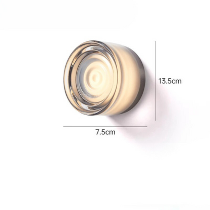 Contemporary round LED wall lamp for home decor
