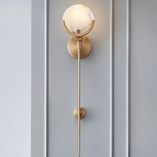 AC546 - Gold Marble Wall Sconce